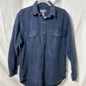 MOOSE CREEK VTG Plush Heavyweight Cotton‎ Chamois Flannel Shirt Men's Large